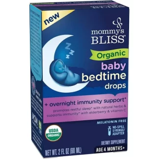 Mommy's Bliss Organic Baby Bedtime Drops + Overnight Immunity Support - 2.0 fl oz
